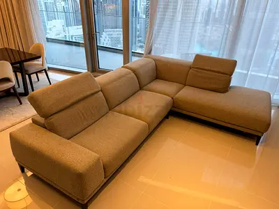 Gary Natuzzi Italian L shape sofa
