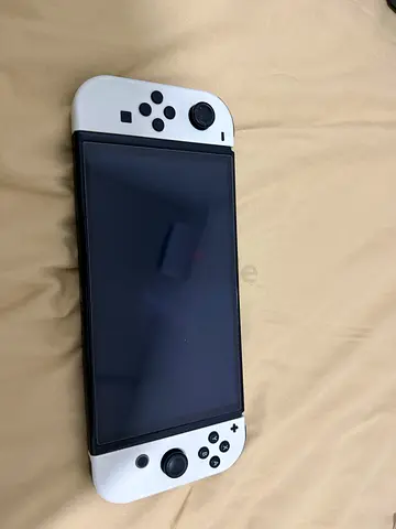 Nintendo Switch OLED with White Joy-Cons - Good Working Condition