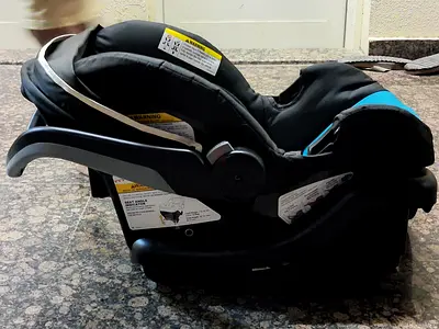 Used infant rear-facing car seat with base - good condition