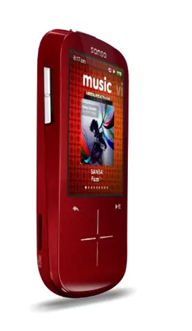 SanDisk Sansa Fuze+ MP3 player features a 2.4-inch display vintage model