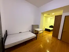 Master room with attached bathroom and balcony