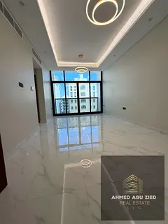 Luxury 2BHK first occupancy for annual rent in Al Hamidiya 1, master bedroom, 2 bathrooms, balcony w