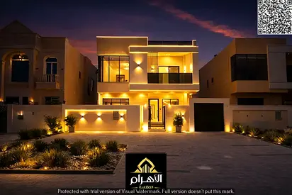 Less than 10% down payment | Own a luxury villa in Al Helio 2, Ajman | 5 master bedrooms | A great