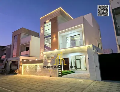 Luxury villa for sale in Al Bahya area – Ajman | 6 master bedrooms + elegant design