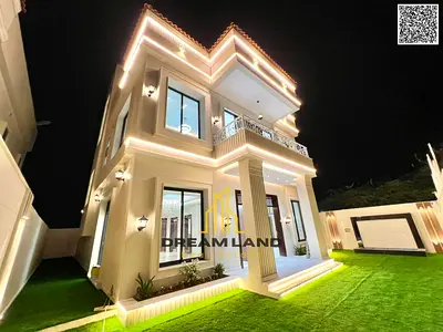 Classic design villa for sale in Al Helio 2 area – Ajman. Excellent location opposite the mosque. Two floors and a roof. Includes registration and own