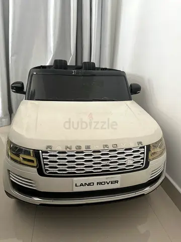 Kids Electric Ride-On Land Rover Style Car (White) - Good Condition