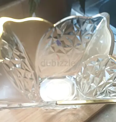 Crystal  salad bowl (large )