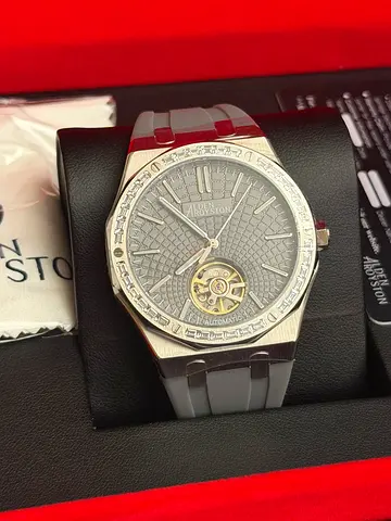 Alden  Troyston Automatic Men’s Watch with Diamond Bezel