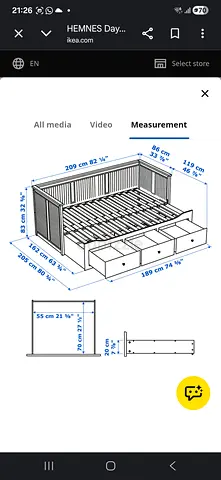 Ikea Hemnes Day Bed