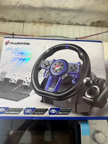 Flashfire Steering Wheel and Pedals Racing Wheel (New in Box)