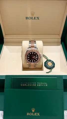 Rolex Yachat Master II Two-Tone Rose Gold  Steel - Full Set.