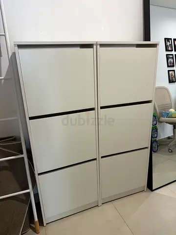 2 X IKEA Shoe cabinet with 3 compartments