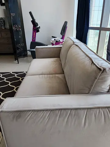 The ONE 3 seater sofa bed MOSS
