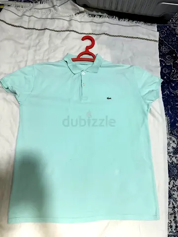 Light Blue Lacoste Polo Shirt - Size M