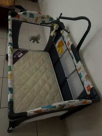Cozy Portable Crib with Mobile