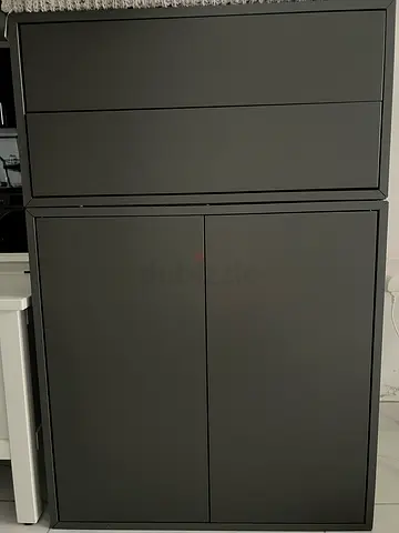 Ikea Matte Grey Eket Cabinets wall /floor mount