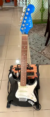 Electric Guitar with Amplifier - Good Condition