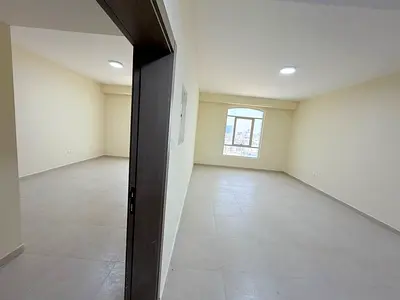 First tenant | Free parking and one month free # One bedroom and living room, Ajman Corniche, first row to the sea # Master bedroom and wardrobes