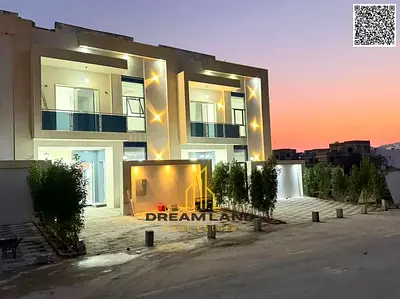 Direct from the owner, including all ownership fees: a villa in one of Ajman's most luxurious villas, custom-built and finished to a super deluxe stan