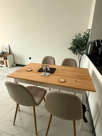 Dining Table with Four Chairs