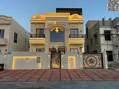 امتلك فيلا فاخرة بتصميم كلاسيك أنيق من طابقين مع رووف، شاملة رسوم التسجيل والتمليك، موقع مميز وتشطيب راقٍ، فرصة مثالية للسكن والاستثمار.