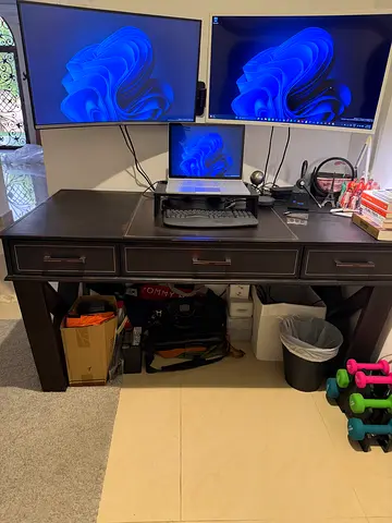 High quality full wood work desk