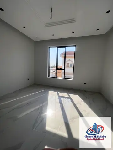 Modern Villa for Rent in Al Tarfa 5 Master Bedrooms 2 Halls Garden Parking for 4 Cars AED 230000 in 4 Payments