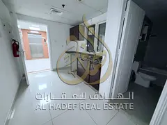 For annual rent in Al Khan, Sharjah, a distinctive studio apartment in a vibrant location close to a
