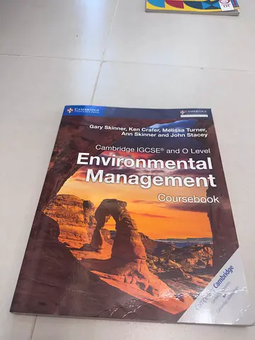 Cambridge IGCSE and O Level Environmental Management Coursebook Brand New.