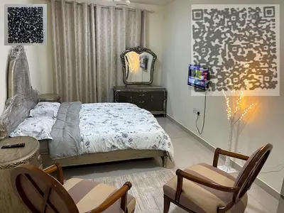 For rent: a spacious studio opposite Al-Aqsa Schools, in a fully serviced area and close to everything you need on a daily basis.