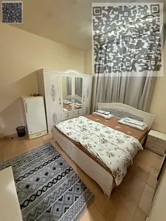 Furnished studio apartment for monthly rent in Ajman, Al Bustan area, next to the city police statio