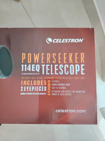 Celestron PowerSeeker 114EQ Telescope