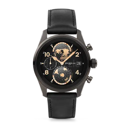 Mont Blanc Summit 3 Black Titanium Smart Watch