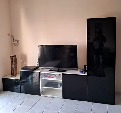 TV rack cum cabinet