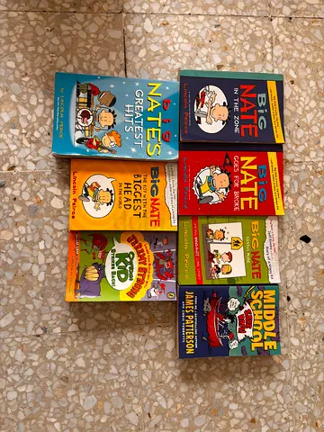 Lot of 7 Childrens/Teen Books — Big Nate series + Middle School