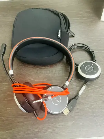 Jabra USB Headset with Inline Controller and Carry Case