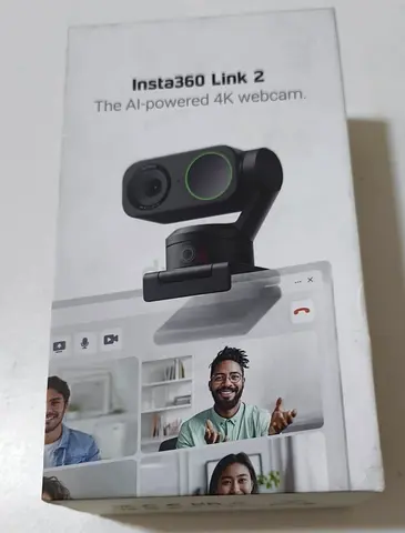 Insta360 Link 2 Black 4K Webcam With Gimbal Multiple Face Tracking New