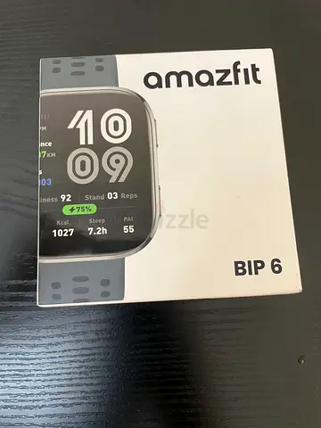 Amazfit Bip 6 Charcoal Box Opened (Just Like Brand New)