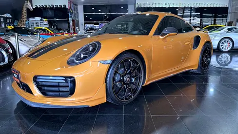 Porsche 911 Turbo S | 2018 | GCC Specs | Exclusive Series / Full Service History / Under warranty
