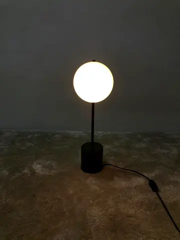 Modern Eurosvet Marbella black table lamp