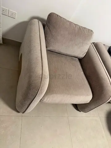 Velvet Armchair - new condition with warranty