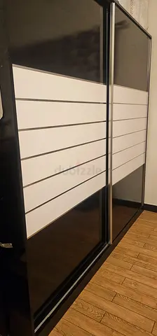 Black wooden cupboard