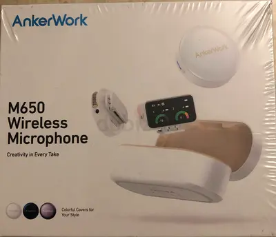 AnkerWork M650 Wireless Lavalier Microphone,