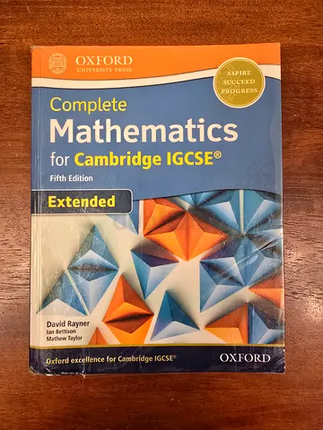 Complete Mathematics for Cambridge IGCSE