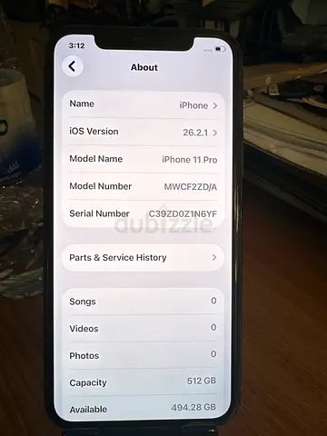 iPhone 11 Pro 512GB - Space Gray, Good Working Condition
