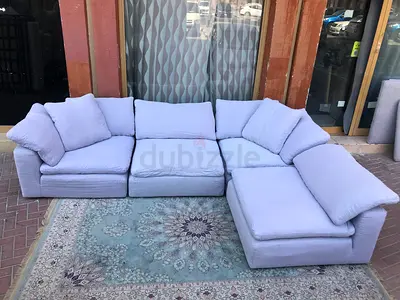 Marina home locious feather filled modular sofa