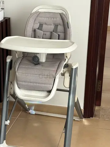 Babyjogger 4-in-1 Convertible High Chair - Grey, Good Condition