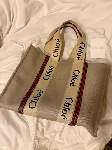 Chloé Medium Canvas Tote Bag Preloved