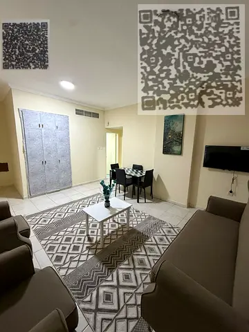 غرفه وصاله مفروش للايجار الشهرى اماره عجمان