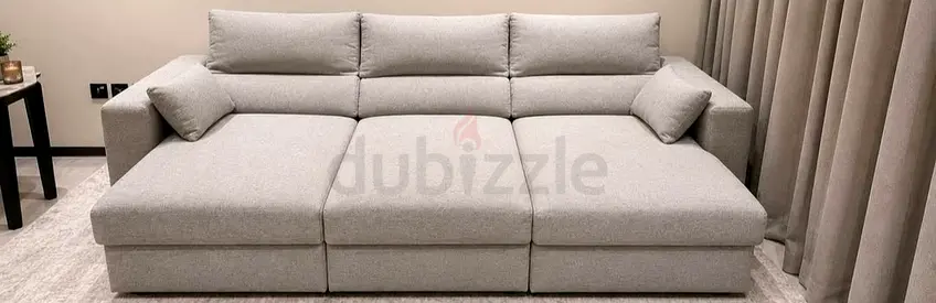 Ikea eskilstuna L shape sofa bed under storage